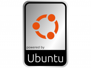 Powered by Ubuntu Aluminum Case Badge