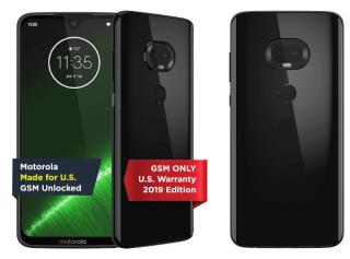 Unlocked Moto G7 Plus Phone w/ LineageOS &amp; 6.2&quot; Screen [64GB eMMC, 4GB RAM, 16MP, US ]