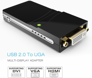 USB 2.0 to VGA/DVI/HDMI Multi Display Video Adapter (TPE-USBGFXAD3)